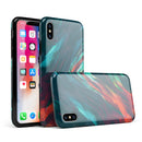 Liquid Abstract Paint Remix V16 - iPhone X Swappable Hybrid Case