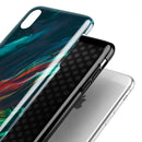 Liquid Abstract Paint Remix V16 - iPhone X Swappable Hybrid Case