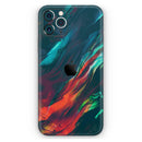 Liquid Abstract Paint Remix V16  - Protective Skin Wrap & Decal – Compatible with iPhone SE to iPhone 17 Pro Max (All Models)