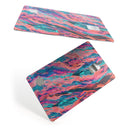 Liquid Abstract Paint Remix V17 - Premium Protective Decal Skin-Kit for the Apple Credit Card