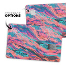 Liquid Abstract Paint Remix V17 - Premium Protective Decal Skin-Kit for the Apple Credit Card