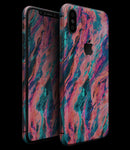 Liquid Abstract Paint Remix V17 - iPhone XS MAX, XS/X, 8/8+, 7/7+, 5/5S/SE Skin-Kit (All iPhones Available)
