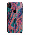Liquid Abstract Paint Remix V17 - iPhone XS MAX, XS/X, 8/8+, 7/7+, 5/5S/SE Skin-Kit (All iPhones Available)