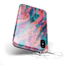 Liquid Abstract Paint Remix V17 - iPhone X Swappable Hybrid Case