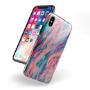 Liquid Abstract Paint Remix V17 - iPhone X Swappable Hybrid Case