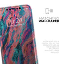 Liquid Abstract Paint Remix V17  - Protective Skin Wrap & Decal – Compatible with iPhone SE to iPhone 17 Pro Max (All Models)