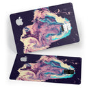 Liquid Abstract Paint Remix V18 - Premium Protective Decal Skin-Kit for the Apple Credit Card