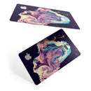 Liquid Abstract Paint Remix V18 - Premium Protective Decal Skin-Kit for the Apple Credit Card