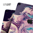 Liquid Abstract Paint Remix V18 - Full Body Skin Decal for the Apple iPad Pro 12.9", 11", 10.5", 9.7", Air or Mini (All Models Available)