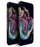 Liquid Abstract Paint Remix V18 - iPhone XS MAX, XS/X, 8/8+, 7/7+, 5/5S/SE Skin-Kit (All iPhones Available)