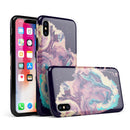 Liquid Abstract Paint Remix V18 - iPhone X Swappable Hybrid Case