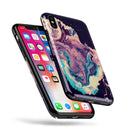 Liquid Abstract Paint Remix V18 - iPhone X Swappable Hybrid Case