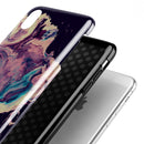 Liquid Abstract Paint Remix V18 - iPhone X Swappable Hybrid Case