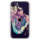Liquid Abstract Paint Remix V18  - Protective Skin Wrap & Decal – Compatible with iPhone SE to iPhone 17 Pro Max (All Models)