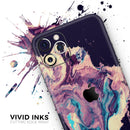 Liquid Abstract Paint Remix V18  - Protective Skin Wrap & Decal – Compatible with iPhone SE to iPhone 17 Pro Max (All Models)