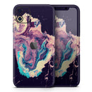 Liquid Abstract Paint Remix V18  - Protective Skin Wrap & Decal – Compatible with iPhone SE to iPhone 17 Pro Max (All Models)
