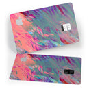 Liquid Abstract Paint Remix V19 - Premium Protective Decal Skin-Kit for the Apple Credit Card