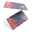 Liquid Abstract Paint Remix V19 - Premium Protective Decal Skin-Kit for the Apple Credit Card