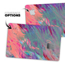 Liquid Abstract Paint Remix V19 - Premium Protective Decal Skin-Kit for the Apple Credit Card
