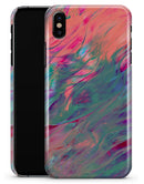 Liquid Abstract Paint Remix V19 - iPhone X Clipit Case
