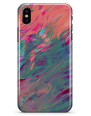 Liquid Abstract Paint Remix V19 - iPhone X Clipit Case
