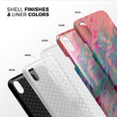 Liquid Abstract Paint Remix V19 - iPhone X Swappable Hybrid Case