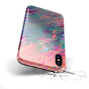 Liquid Abstract Paint Remix V19 - iPhone X Swappable Hybrid Case