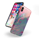 Liquid Abstract Paint Remix V19 - iPhone X Swappable Hybrid Case