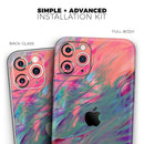Liquid Abstract Paint Remix V19  - Protective Skin Wrap & Decal – Compatible with iPhone SE to iPhone 17 Pro Max (All Models)