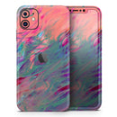 Liquid Abstract Paint Remix V19  - Protective Skin Wrap & Decal – Compatible with iPhone SE to iPhone 17 Pro Max (All Models)