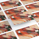 Liquid Abstract Paint Remix V1 - Premium Protective Decal Skin-Kit for the Apple Credit Card