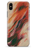 Liquid Abstract Paint Remix V1 - iPhone X Clipit Case