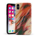 Liquid Abstract Paint Remix V1 - iPhone X Swappable Hybrid Case