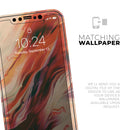 Liquid Abstract Paint Remix V1  - Protective Skin Wrap & Decal – Compatible with iPhone SE to iPhone 17 Pro Max (All Models)