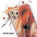 Liquid Abstract Paint Remix V1  - Protective Skin Wrap & Decal – Compatible with iPhone SE to iPhone 17 Pro Max (All Models)