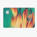 Liquid Abstract Paint Remix V20 - Premium Protective Decal Skin-Kit for the Apple Credit Card