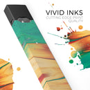 Liquid Abstract Paint Remix V20 - Premium Decal Protective Skin-Wrap Sticker compatible with the Juul Labs vaping device