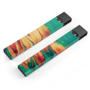 Liquid Abstract Paint Remix V20 - Premium Decal Protective Skin-Wrap Sticker compatible with the Juul Labs vaping device