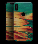 Liquid Abstract Paint Remix V20 - iPhone XS MAX, XS/X, 8/8+, 7/7+, 5/5S/SE Skin-Kit (All iPhones Available)