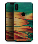 Liquid Abstract Paint Remix V20 - iPhone XS MAX, XS/X, 8/8+, 7/7+, 5/5S/SE Skin-Kit (All iPhones Available)