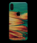 Liquid Abstract Paint Remix V20 - iPhone XS MAX, XS/X, 8/8+, 7/7+, 5/5S/SE Skin-Kit (All iPhones Available)