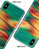 Liquid Abstract Paint Remix V20 - iPhone X Clipit Case
