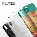Liquid Abstract Paint Remix V20 - iPhone X Swappable Hybrid Case