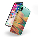 Liquid Abstract Paint Remix V20 - iPhone X Swappable Hybrid Case
