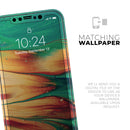 Liquid Abstract Paint Remix V20  - Protective Skin Wrap & Decal – Compatible with iPhone SE to iPhone 17 Pro Max (All Models)