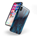 Liquid Abstract Paint Remix V21 - iPhone X Swappable Hybrid Case