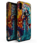 Liquid Abstract Paint Remix V22 - iPhone XS MAX, XS/X, 8/8+, 7/7+, 5/5S/SE Skin-Kit (All iPhones Available)