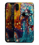 Liquid Abstract Paint Remix V22 - iPhone XS MAX, XS/X, 8/8+, 7/7+, 5/5S/SE Skin-Kit (All iPhones Available)