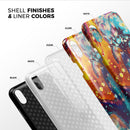 Liquid Abstract Paint Remix V22 - iPhone X Swappable Hybrid Case