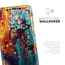 Liquid Abstract Paint Remix V22  - Protective Skin Wrap & Decal – Compatible with iPhone SE to iPhone 17 Pro Max (All Models)